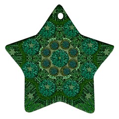 Stars Shining Over The Brightest Star In Lucky Starshine Ornament (star) by pepitasart