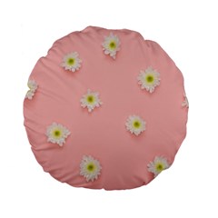 Whoopsie Daisies Standard 15  Premium Flano Round Cushions by WensdaiAmbrose