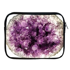 Amethyst Purple Violet Geode Slice Apple Ipad 2/3/4 Zipper Cases by genx