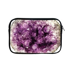 Amethyst Purple Violet Geode Slice Apple Ipad Mini Zipper Cases by genx