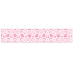 Traditional Patterns Pink Octagon Large Flano Scarf 