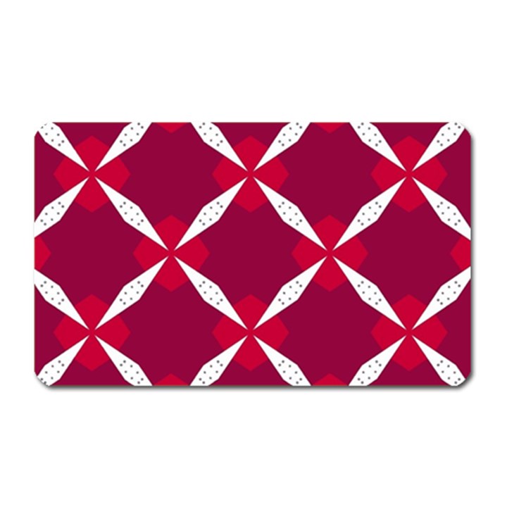 Christmas Background Wallpaper Magnet (Rectangular)