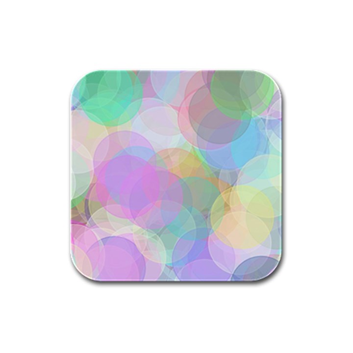 Abstract Background Texture Rubber Square Coaster (4 pack) 