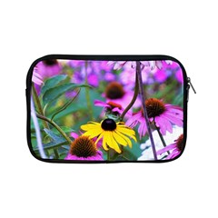 Yellow Flowers In The Purple Coneflower Garden Apple Ipad Mini Zipper Cases by myrubiogarden