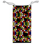 Graphic Pattern Rubiks Cube Cube Jewelry Bag Back