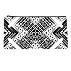 Pattern Tile Repeating Geometric Pencil Cases by Pakrebo