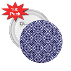 Wreath Differences Indigo Deep Blue 2 25  Buttons (100 Pack)  by Pakrebo