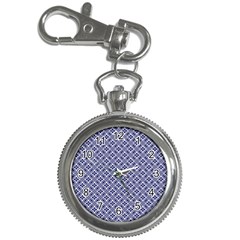 Wreath Differences Indigo Deep Blue Key Chain Watches by Pakrebo