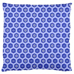 A Hexagonal Pattern Large Flano Cushion Case (one Side) by Pakrebo