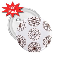 Graphics Geometry Abstract 2 25  Buttons (100 Pack) 