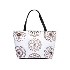 Graphics Geometry Abstract Classic Shoulder Handbag by Pakrebo