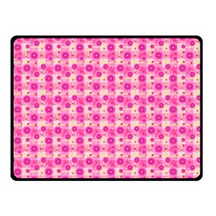 Hana Tsurukusa Heart Pink Fleece Blanket (small) by Pakrebo