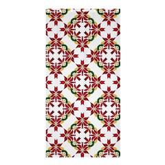 Christmas Wallpaper Background Shower Curtain 36  x 72  (Stall) 