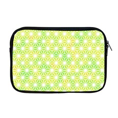 Traditional Patterns Hemp Pattern Green Apple Macbook Pro 17  Zipper Case by Pakrebo