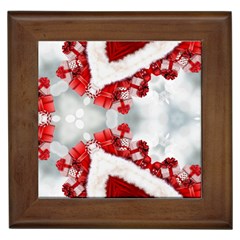 Christmas Background Tile Gifts Framed Tiles by Pakrebo