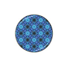 Blue Tile Wallpaper Texture Hat Clip Ball Marker