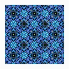 Blue Tile Wallpaper Texture Medium Glasses Cloth (2-Side)