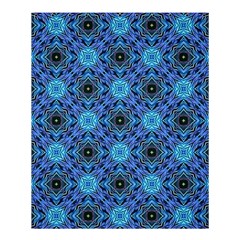 Blue Tile Wallpaper Texture Shower Curtain 60  x 72  (Medium) 