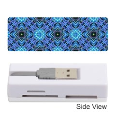 Blue Tile Wallpaper Texture Memory Card Reader (Stick)