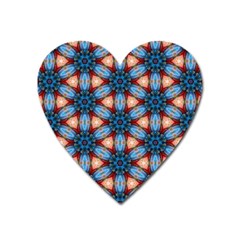 Pattern Tile Background Seamless Heart Magnet by Pakrebo