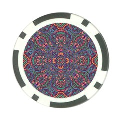 Tile Repeating Colors Textur Poker Chip Card Guard by Pakrebo