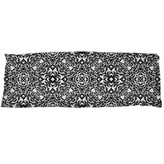 Black White Geometric Background Body Pillow Case (dakimakura)