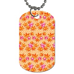 Maple Leaf Autumnal Leaves Autumn Dog Tag (two Sides) by Pakrebo