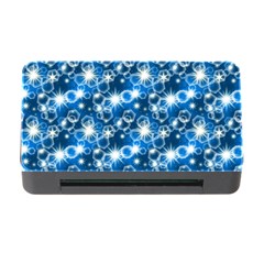 Star Hexagon Blue Deep Blue Light Memory Card Reader With Cf by Pakrebo