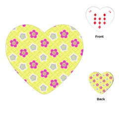 Traditional Patterns Plum Playing Cards (heart) by Pakrebo