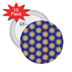 Graphic Pattern Seamless 2.25  Buttons (10 pack) 