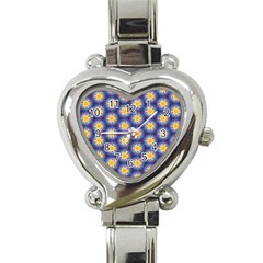 Graphic Pattern Seamless Heart Italian Charm Watch