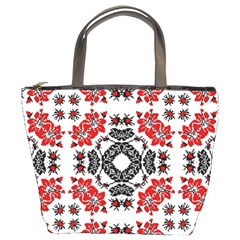 Ornament Seamless Pattern Element Bucket Bag