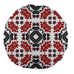 Ornament Seamless Pattern Element Large 18  Premium Flano Round Cushions Front