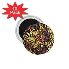 Lilies Abstract Flowers Nature 1 75  Magnets (10 Pack)  by Pakrebo
