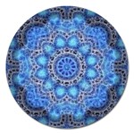 Fractal Mandala Abstract Magnet 5  (Round) Front