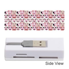 Graphic Seamless Pattern Pig Memory Card Reader (stick) by Pakrebo