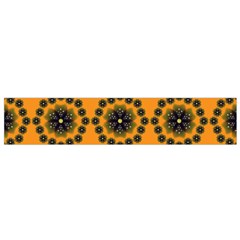 Abstract Template Flower Small Flano Scarf by Pakrebo