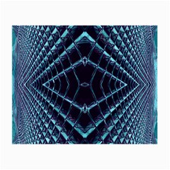 Sci Fi Texture Futuristic Design Small Glasses Cloth (2-side)