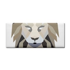 Polygonal Low Poly Lion Feline Hand Towel