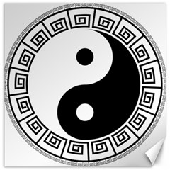 Yin Yang Eastern Asian Philosophy Canvas 16  X 16  by Pakrebo