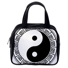 Yin Yang Eastern Asian Philosophy Classic Handbag (one Side) by Pakrebo