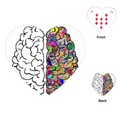 Brain Mind A I Ai Anatomy Playing Cards (heart) by Pakrebo