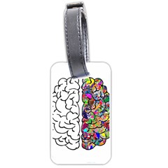 Brain Mind A I Ai Anatomy Luggage Tags (one Side)  by Pakrebo