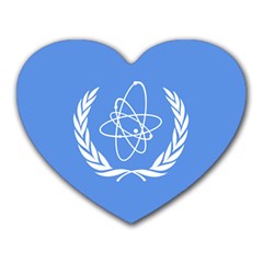 Flag Of Iaea Heart Mousepads by abbeyz71