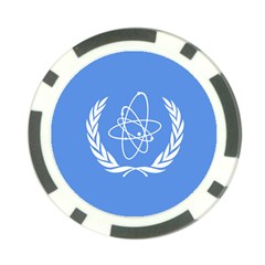 Flag Of Iaea Poker Chip Card Guard by abbeyz71