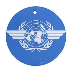 Flag Of Icao Ornament (round) by abbeyz71