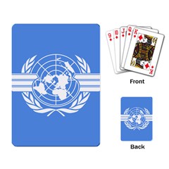 Flag Of Icao Playing Cards Single Design by abbeyz71