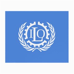 Flag Of International Labour Organization Small Glasses Cloth (2-side) by abbeyz71