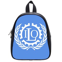 Flag Of International Labour Organization School Bag (small) by abbeyz71