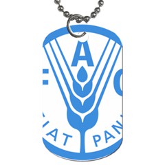 Logo Of Food And Agriculture Organization Dog Tag (two Sides) by abbeyz71